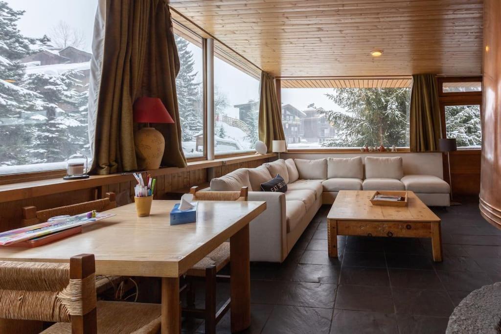 Chalet Robaumont - Grand Chalet Familial Proche Du Centre Et Des Pistes Куршавель Екстер'єр фото
